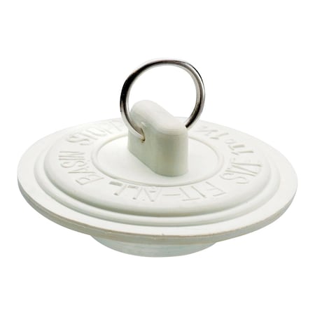 Plumb Pak Plumb Pak 1-3/8 in. White Rubber Drain Stopper PP820-3